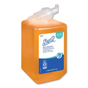 Essential Hair and Body Wash, Citrus Floral, 1 L Bottle, 6/Carton Essential Hair and Body Wash, Citrus Floral, 1 L Bottle, 6/Carton