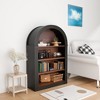 Bella Depot 45.66" W 4-Shelf Tall Bookshelf Open Display for Library, Bedroom, and Living Room(1 pcs) - 2 of 4