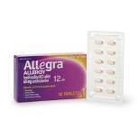 Allegra Fexofenadine HCl Allergy Relief, 12 Count