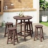 WestinTrends Malibu All Weather Hdpe Outdoor Patio Counter Height Dining Set (5-Piece) - 2 of 4