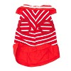 The Worthy Dog Knit Stripe Appliqué Anchor Dog Dress - image 2 of 3