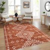 COZONY Runner Rug, Washable Geometric Vintage Carpet, Non-Slip Low Pile Mat, Distressed for Entryway Hallway Kitchen Laundry Room - 2 of 4