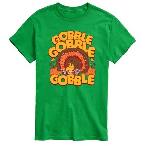 Men's - Peanuts - Thanksgiving Gobble Woodstock Short Sleeve Graphic T-Shirt - 1 of 4