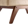 CAVINAS Plush Storage Ottoman Bench with Solid Wood Legs,Footstool with Hidden Compartment,Storage Bench for Living Room,Bedroom - 4 of 4