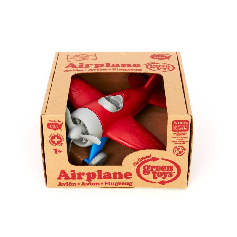 Green Toys Airplane - Red/Blue, 4 of 8