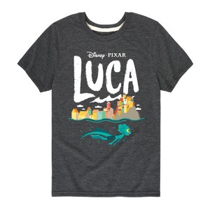 Boys' - Disney - Luca Coastal Sea Monster Short Sleeve Graphic T-Shirt - 1 of 4