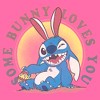 Girl's Lilo & Stitch Easter Some Bunny Loves You Crop Top T-Shirt - image 2 of 3