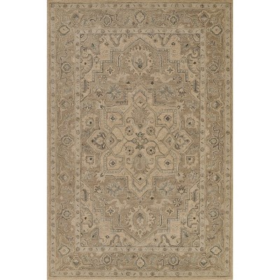 Momeni Pasha Medallion Area Rug Taupe