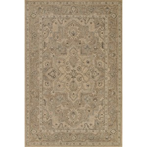 Momeni Pasha Medallion Area Rug Taupe - 1 of 4