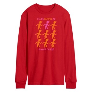 Men's - Dr. Seuss - I'll Be Famous Long Sleeve Graphic T-Shirt - 1 of 4