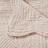 Sapphtopaz 72"x60" Oversized Blanket with Scalloped Edges, Soft Quilted Throw Blanket with Cotton Filling for Bed, Fluffy Bedding for Room - 2 of 4