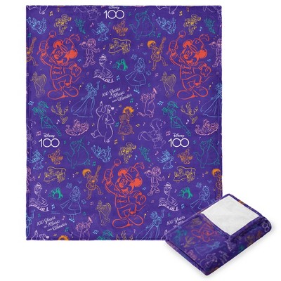 Disney D100 Make Mine Music Silk Touch Throw Blanket
