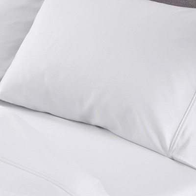 Bright White Twin XL Cotton Bamboo Sheet Set