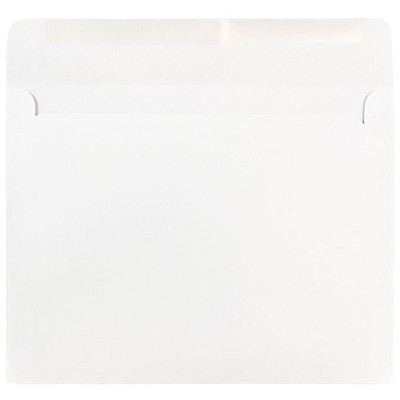 JAM Paper Booklet Commercial Envelopes 8.75" x 11.5" White 12286H