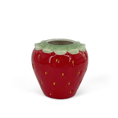 Novelty Ceramic Vase Strawberry - Bullseye's Playground™