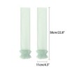 INSPIRE CHIC Women's Sheer Tulle Fluffy Fingerless Gloves 1 Pair - 2 of 4