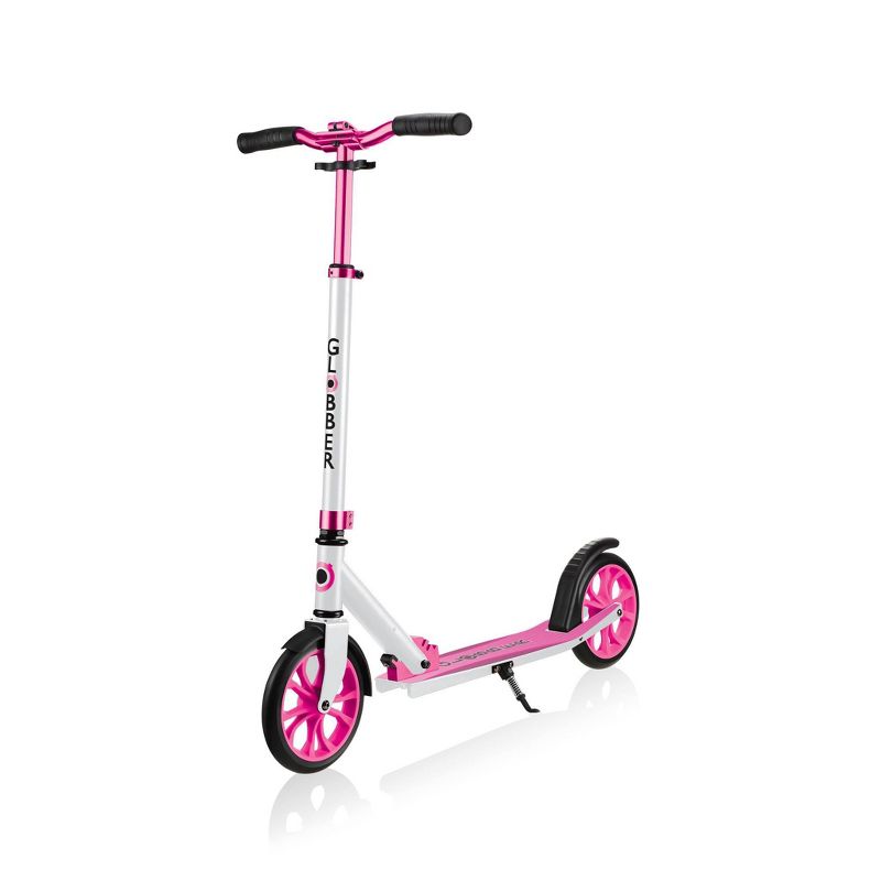 Globber 500 2 Wheel Scooter - White/Pink, 1 of 7