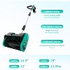 12in Cordless Snow Shovel, Brushless Motor Electric Snow Removal Blower with LED Light, Battery & Charger, 16.5ft Snow Thrower with 180° Chute - 3 of 4