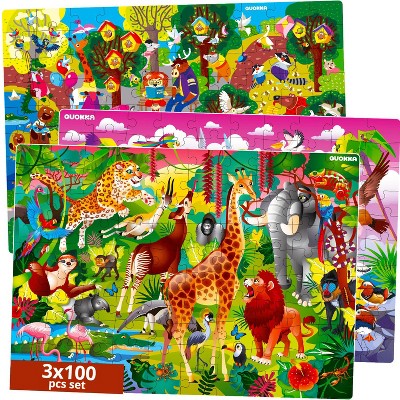 QUOKKA 3x100 Puzzles