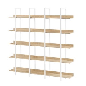 NicBex 5-Tier Bookshelf with Style Shelf & Metal Frame Bookcases for Living Room Home Office - 1 of 4