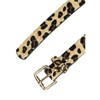 INSPIRE CHIC Women's Leopard Print Faux Leather Casual Waist Belts - 2 of 4