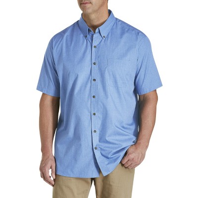 Harbor Bay by DXL Big and Tall Tropical Drink Print Sport Shirt 