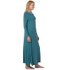 Memoi Women's Lace Trimmed Nursing Night Gown Heather - 2 of 4