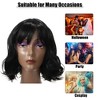 Unique Bargains Women Synthetic Fibre Curly Human Hair Wigs 14" with Wig Cap - 2 of 4