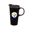 Evergreen Pittsburgh Steelers, 17oz Boxed Travel Latte - 2 of 3
