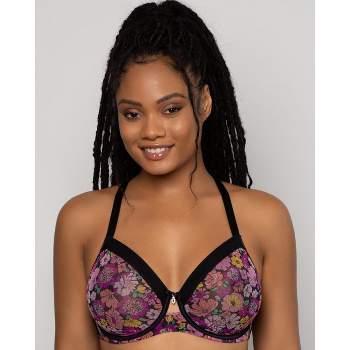 Smart & Sexy Plus Signature Lace Unlined Underwire Bra 2-pack Black Hue/m  Pink 42ddd : Target