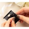 Genie Crafts Earring Cards - 100-Pack Earring Card Holder, Velvet Hanging Jewelry Display Cards for Earrings, Ear Studs, Black, 2 x 2 Inches - 4 of 4