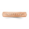 Black Bow Jewelry 3mm 14K Yellow, White, or Rose Gold Design Etched Standard Fit Band - 3 of 4