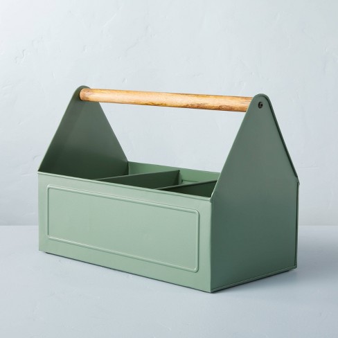 Divided Metal Garden Caddy - Hearth & Hand™ with Magnolia - image 1 of 4