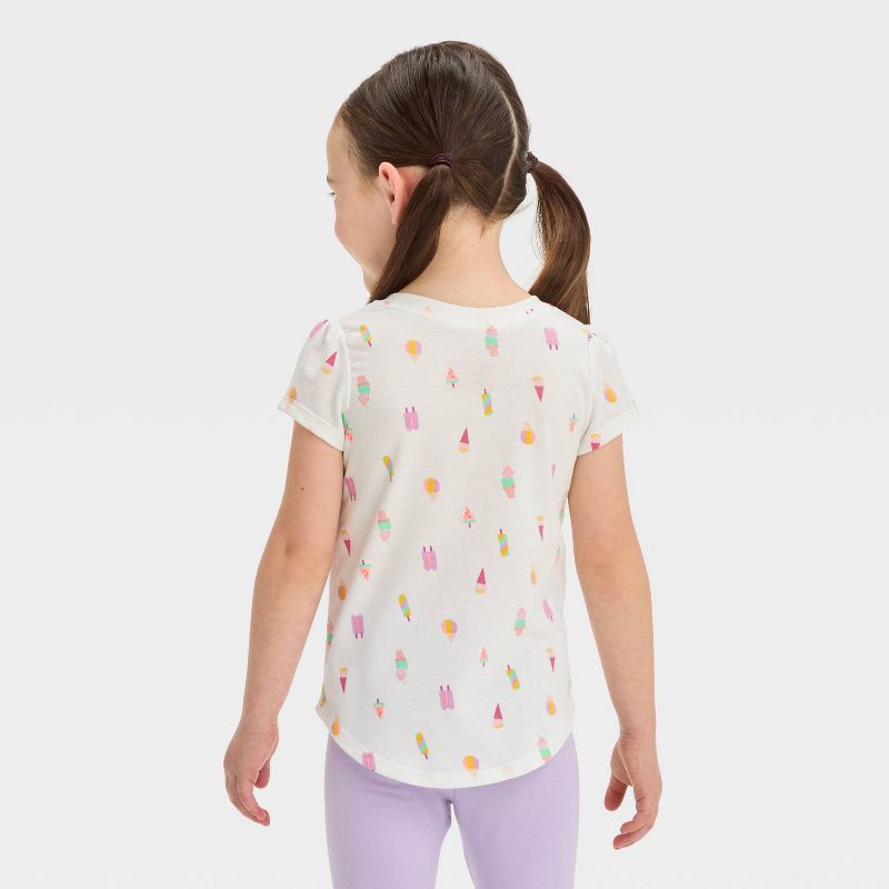 Toddler Girls' Popsicles T-Shirt - Cat & Jack™ White, 3 of 7