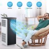 Jojoka Portable Air Conditioner 8000 BTU, 3-in-1 AC with Cool, Dehumidify & Fan, Remote Control, Timer, LED Display,Cools Rooms Up to 350 Sq Ft - 4 of 4