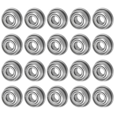 Unique Bargains Durable Chrome Steel Flanged Ball Bearing 20 4mm x 10mm x 4mm