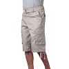 Pro Club Men's Cotton Classic Straight Leg Twill Cargo Shorts with Belt - 2 of 4