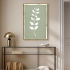 Art Remedy Linen Leaf Screen Minimalistic Botanical and Floral Art Prints Framed - 2 of 4