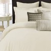 3pc 350 Thread Count Cotton Percale Solid Duvet Cover Set - Tribeca Living - image 3 of 3