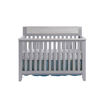 Suite Bebe Hayes Lifetime Crib and Toddler Guard Rail Bundle - Gray/Weathered Granite