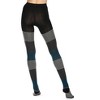 Memoi Gradient Stripes Sweater Tights - image 3 of 4