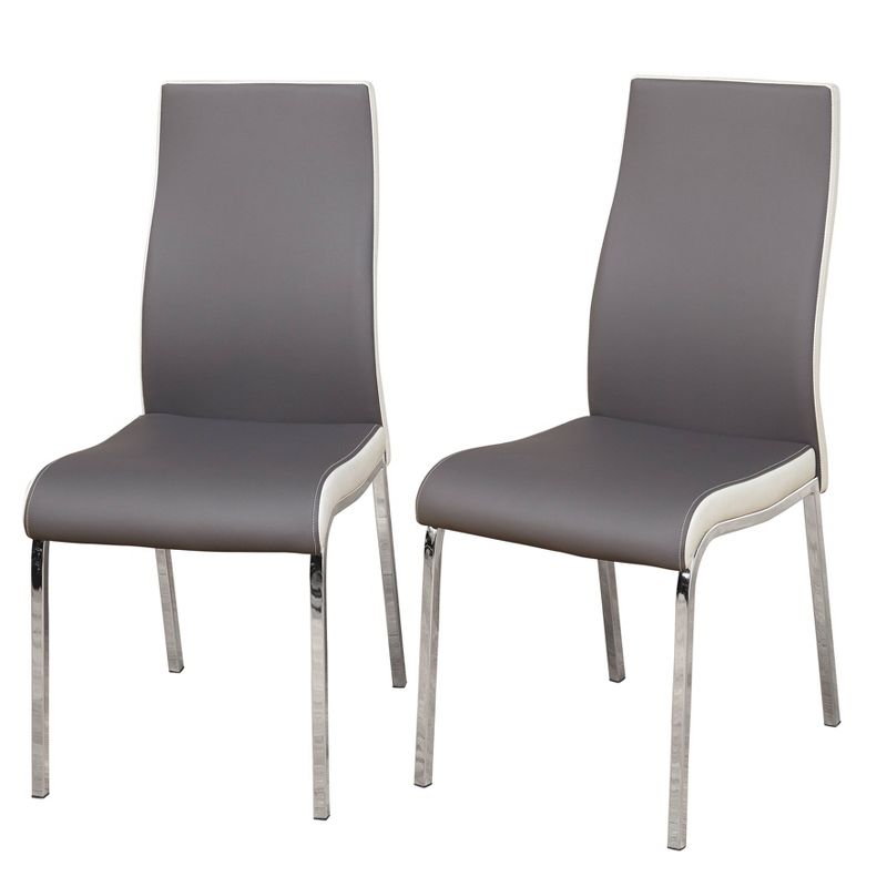 Set of 2 Nora Contemporary Dining Chairs - Buylateral, 1 of 9