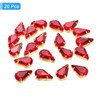 Unique Bargains Glass Craft Embellishments Flat Back Four Claws Teardrop Gems 20 Pcs - 3 of 4