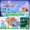 Angel Sar 150-Piece Magnetic Building Blocks, Princess Castle Set, STEM Sensory Toys, Stacking Magnet Cubes for Kids Ages 3-10, Birthday Gifts - 4 of 4