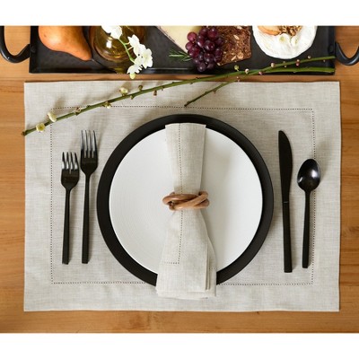 Solino Home Hemstitch Dinner Napkins