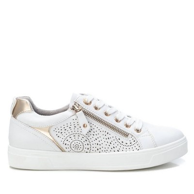 Женские кроссовки XTI Women's Side Zipper Casual Sneakers 42451 White 6 — фото 2