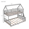 APRILSOUL 79.80"Twin over Full House Bunk Bed with Built-in Ladder - 4 of 4