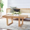 Juri Rectangle Coffee Table - COF6508A - Natural - Safavieh - 2 of 4