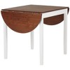 NicBex Solid Wood Extendable Dining Table with Drop Leaves,Modern Folding Kitchen Table for Small Spaces,Dining Room Furniture - 3 of 4