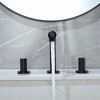 CLIHOME 8 in. Widespread 2-Handle Bathroom Faucet with 360-Degree Swivel Nozzle and Spout - 4 of 4